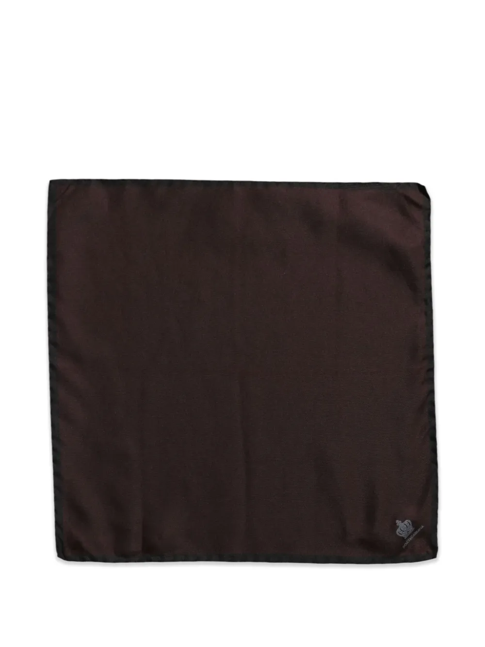 Dolce & Gabbana Fazzoletto da taschino DG Crown - Marrone