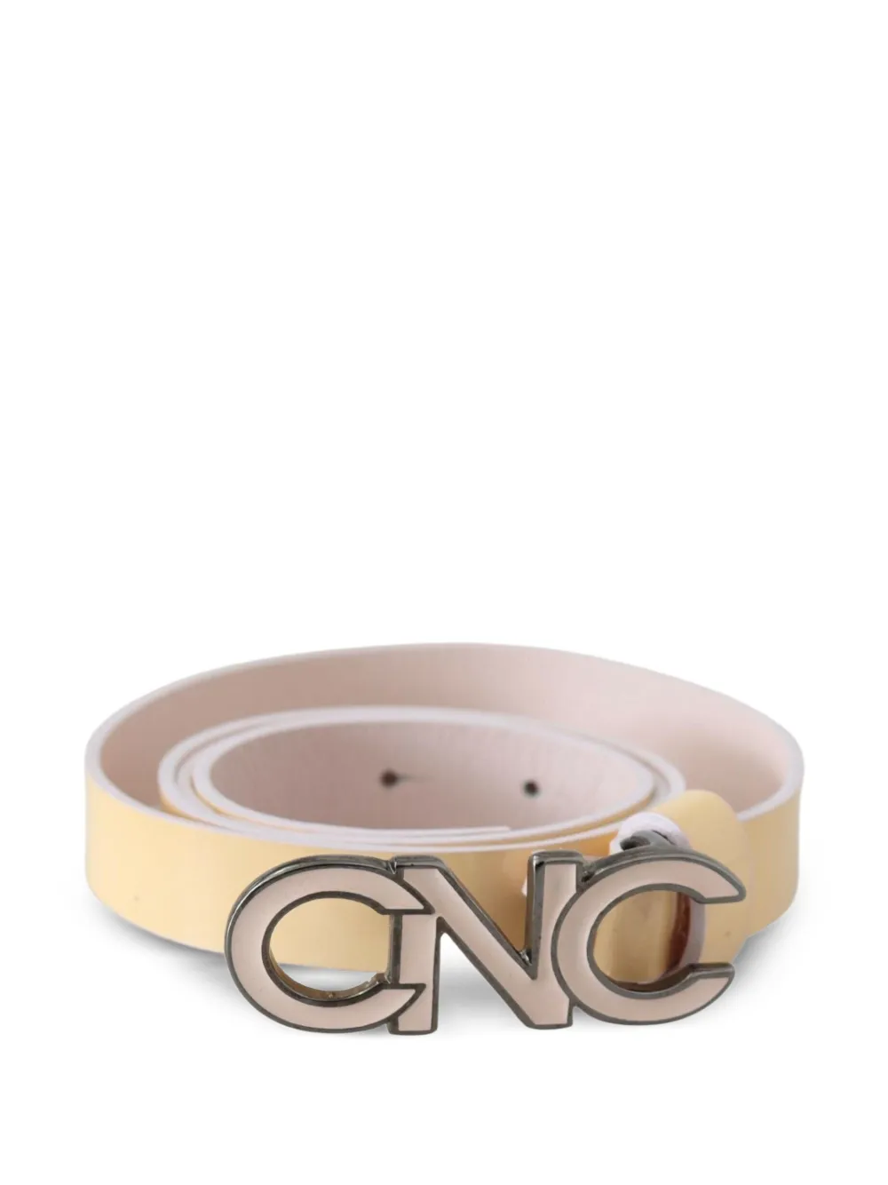Costume National Riem met CNC-logo Beige