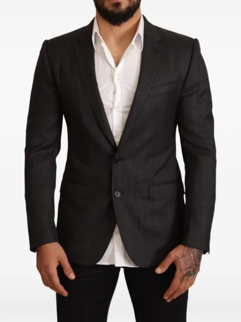 Dolce & Gabbana Martini check double-breasted blazer