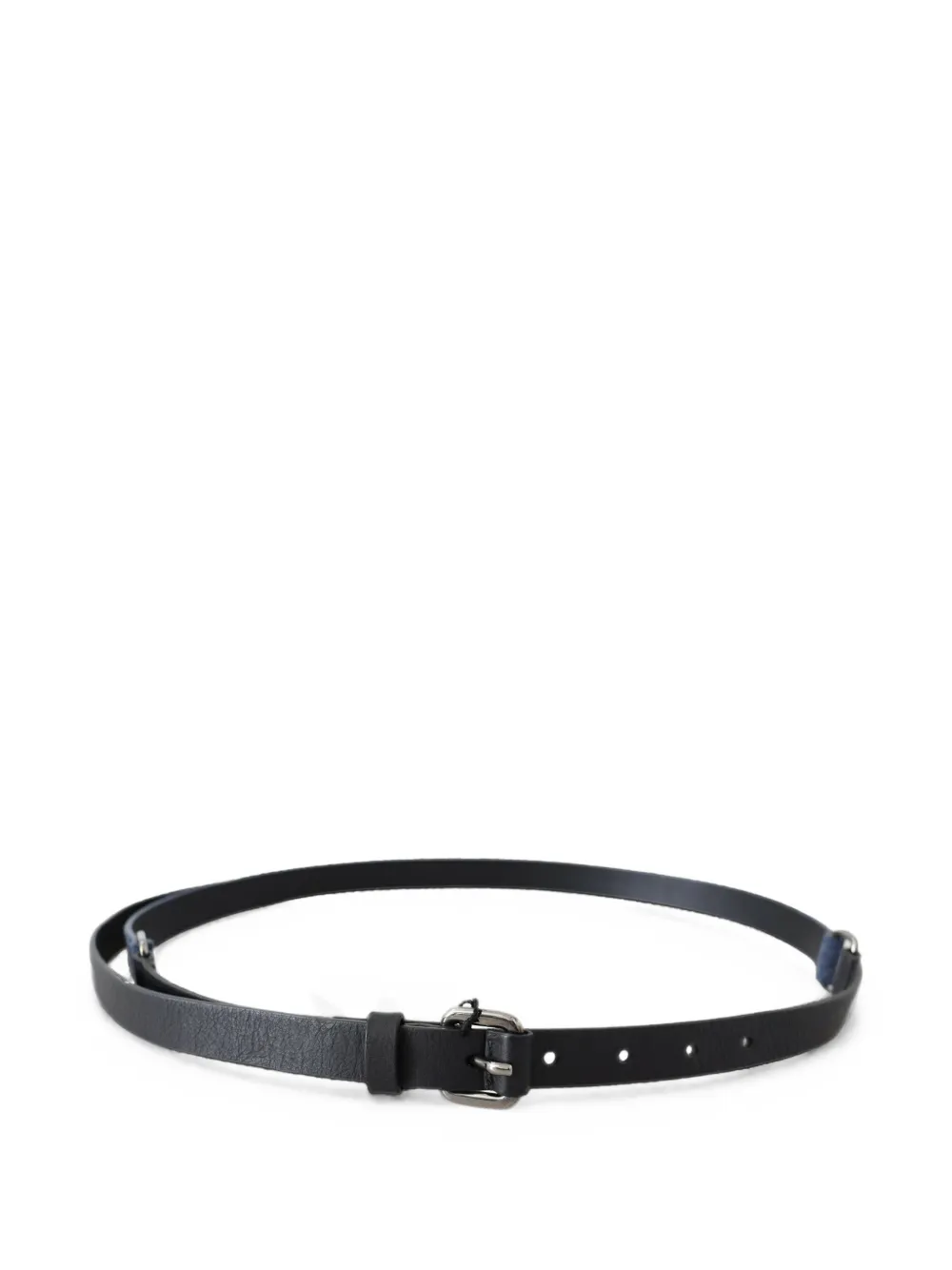 Costume National reversible textured-finish belt Zwart