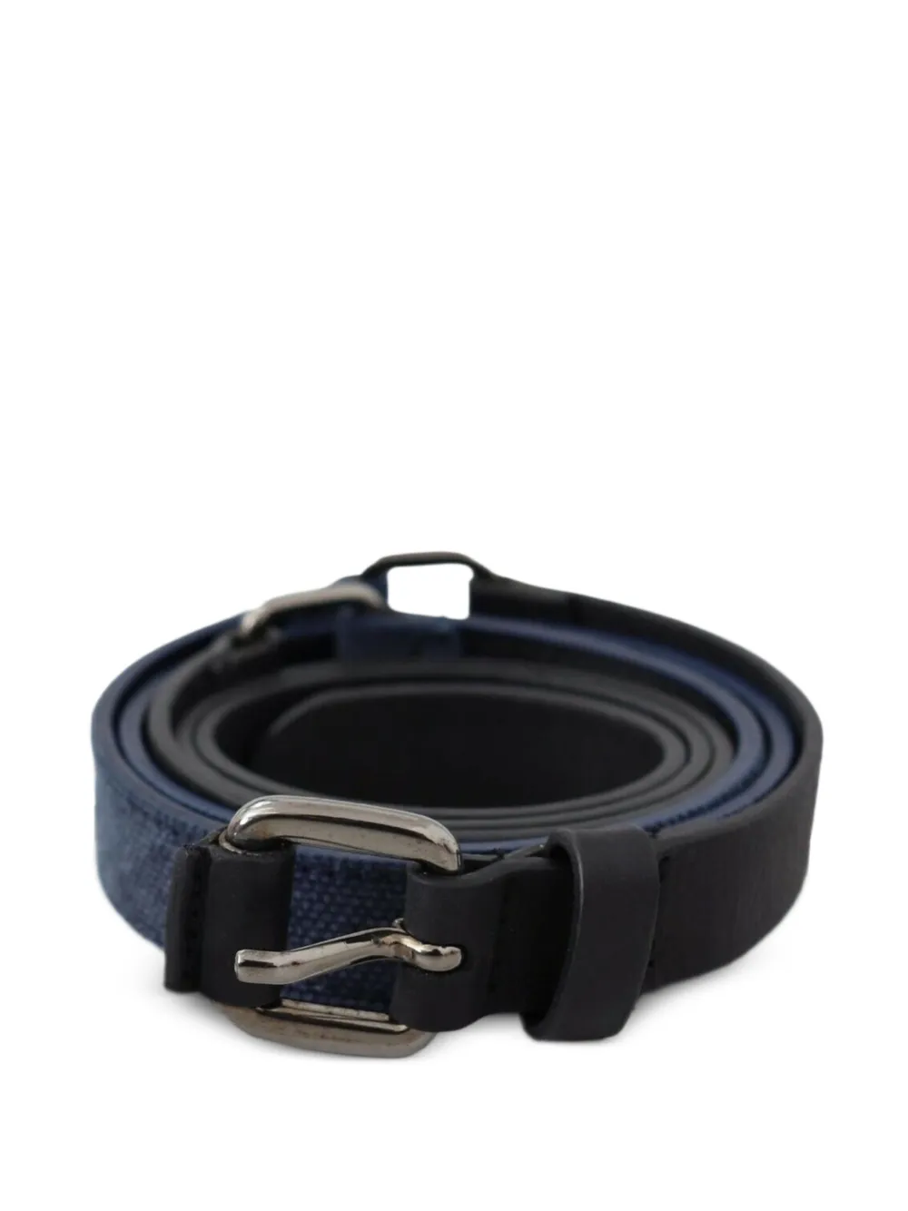 Costume National reversible textured-finish belt - Nero