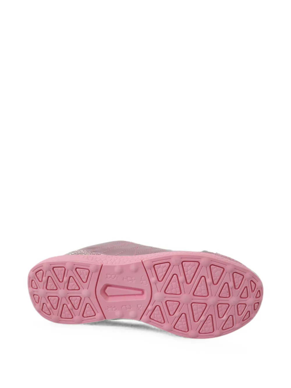 Plein Sport Gewatteerde sneakers met glitters mesh Roze