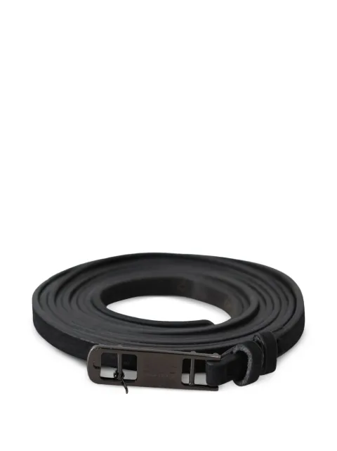 Costume National ceinture fine à boucle logo