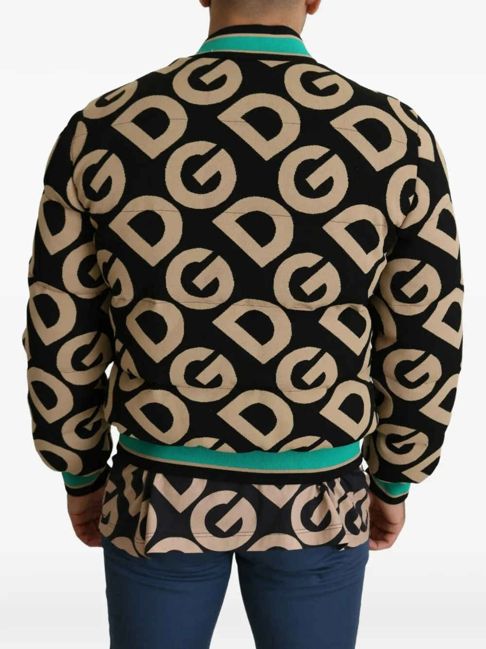 Dolce & Gabbana Bomberjack met logoprint Zwart