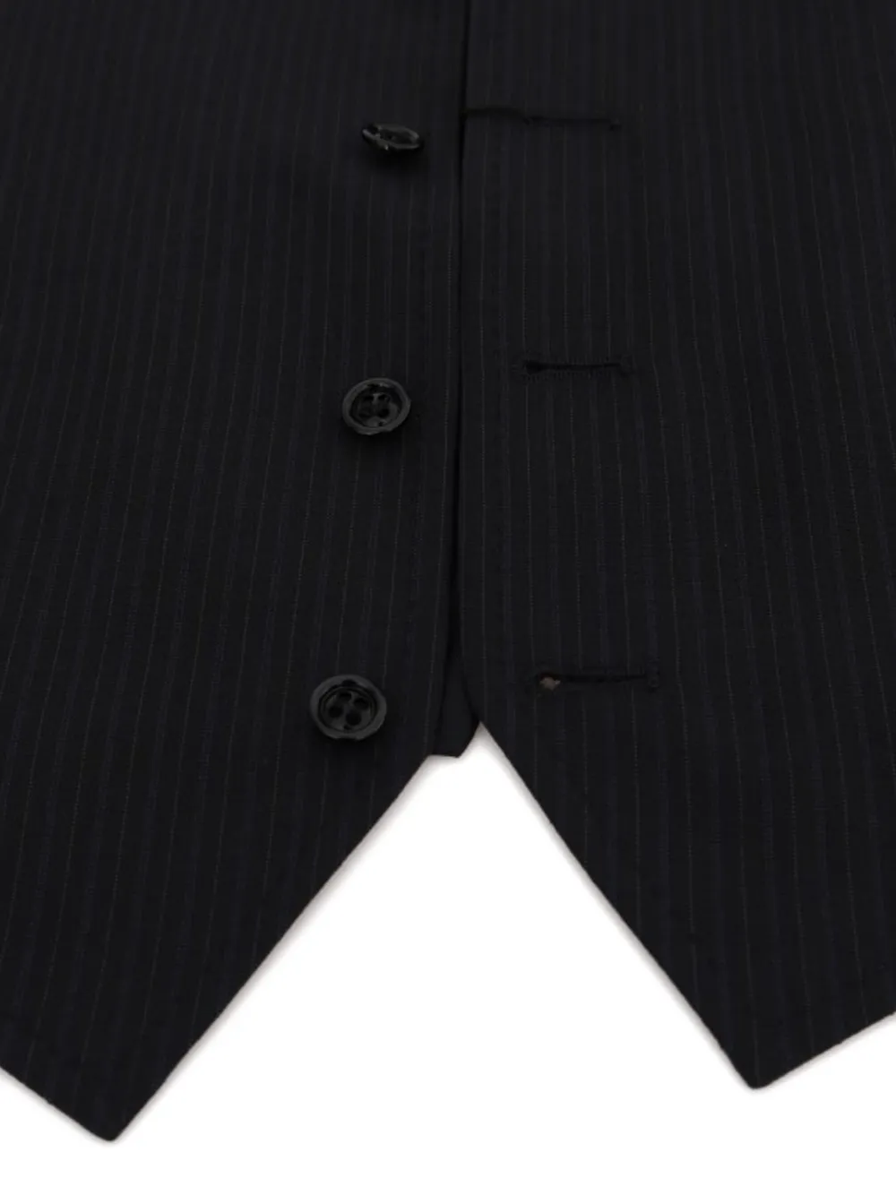 Dolce & Gabbana Staff spencer met krijtstreep Zwart