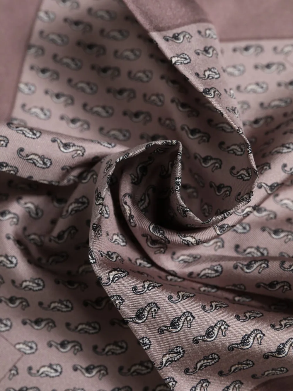Dolce & Gabbana Pochet met zeepaard print Bruin