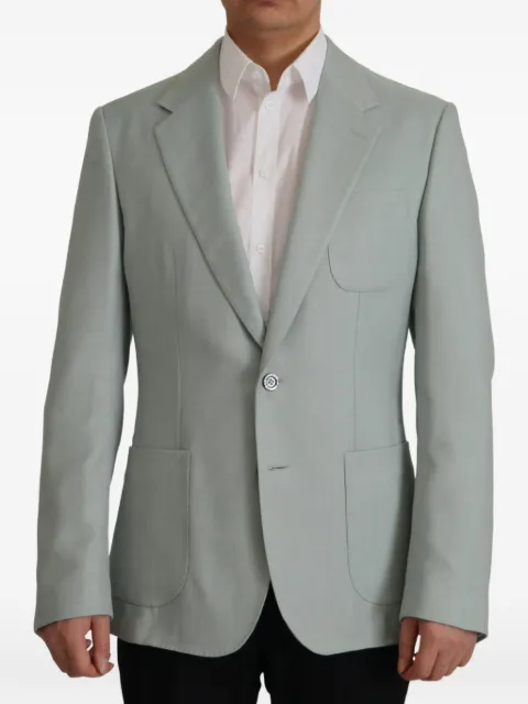 Dolce & Gabbana single-breasted cashmere-blend blazer