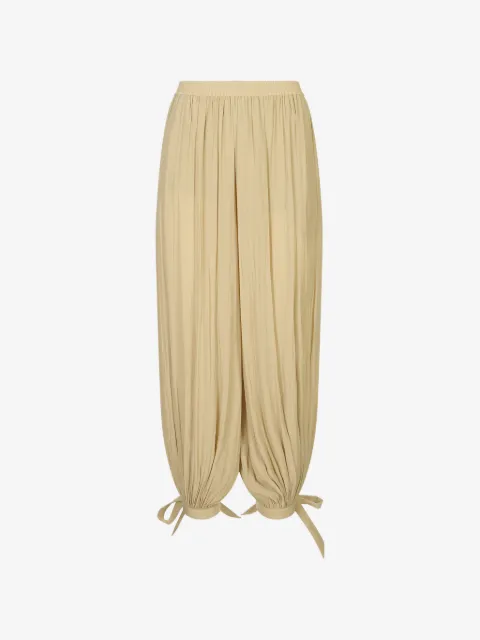 Chloé pantalones tapered con pinzas