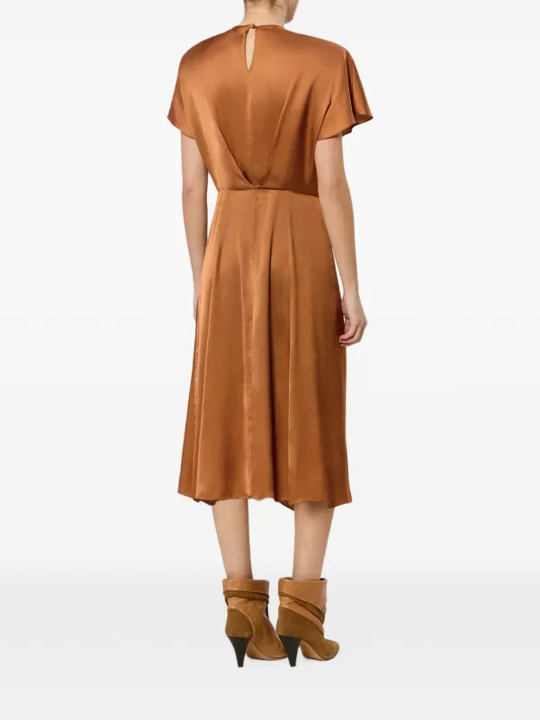 isabel marant brown dress ISABEL MARANT Nevana Dress | Brown