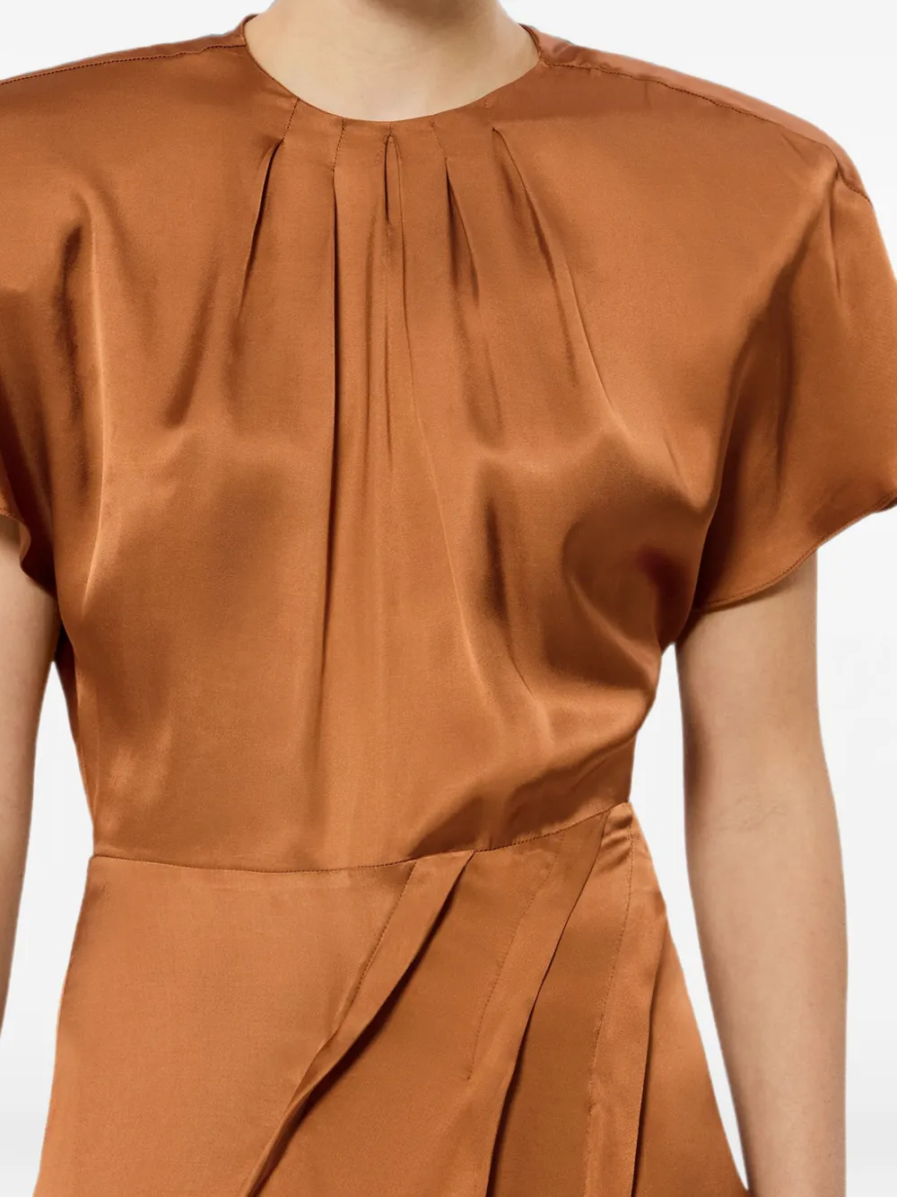 ISABEL MARANT Namsha jurk Bruin