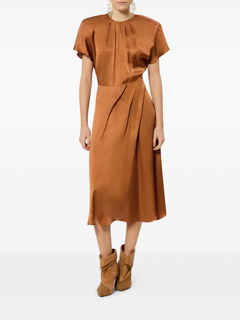 ISABEL MARANT Namsha jurk Bruin