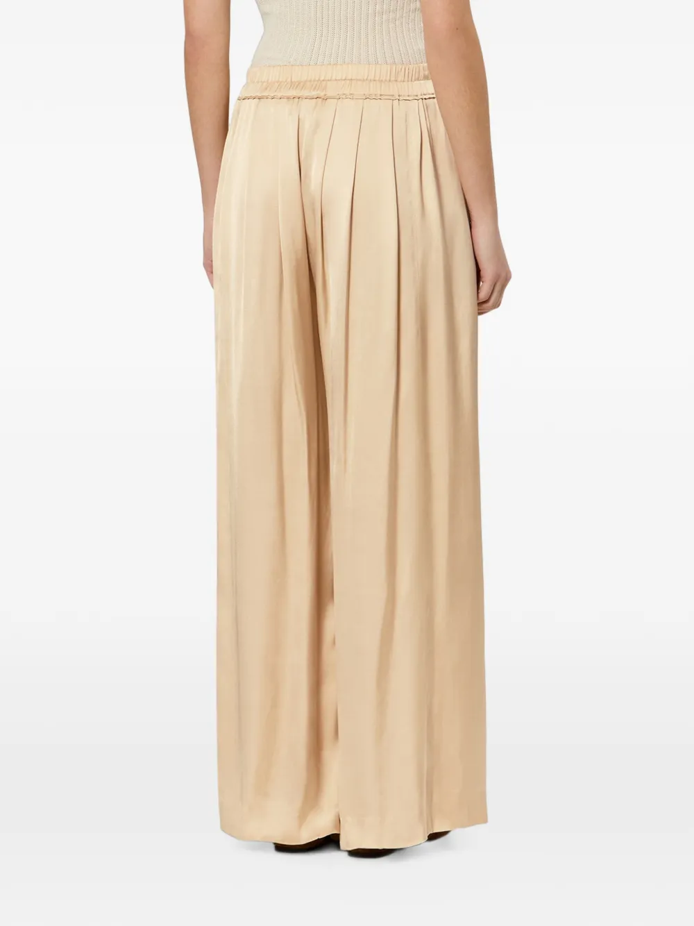 ISABEL MARANT Nolia geplooide broek Beige