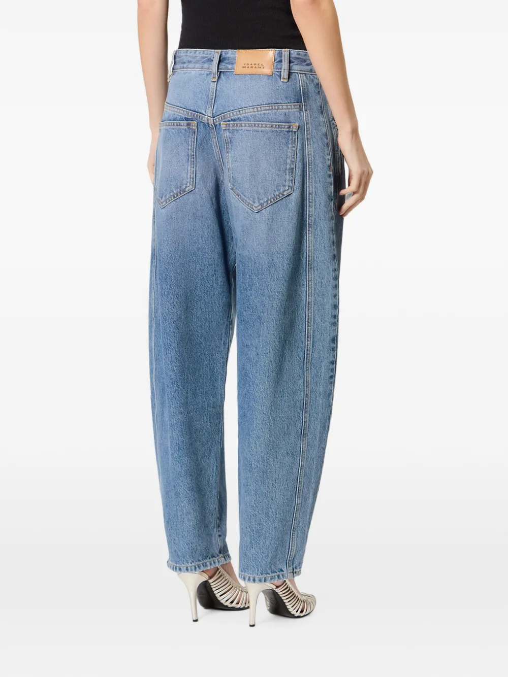 ISABEL MARANT Oriane jeans met wijde pijpen Blauw