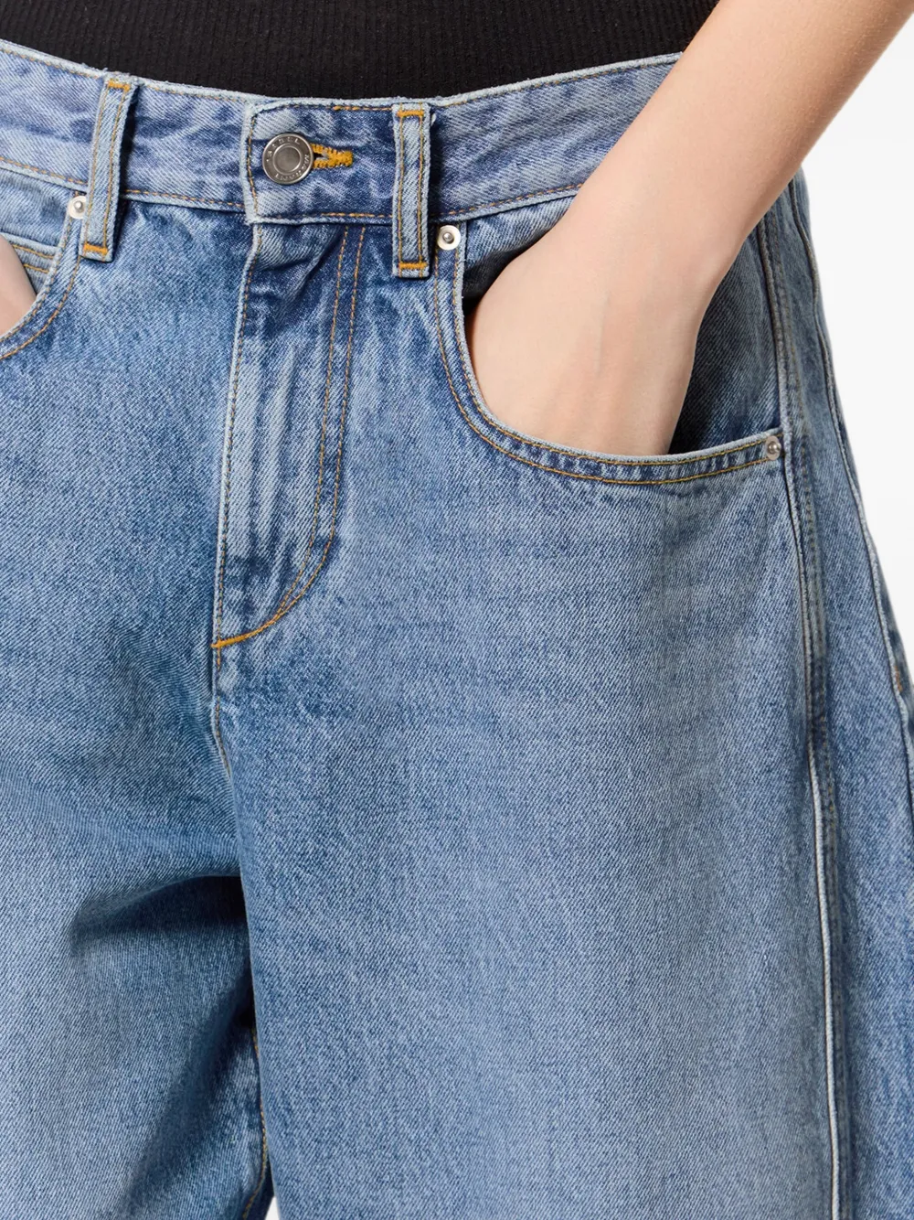 ISABEL MARANT Oriane jeans met wijde pijpen Blauw