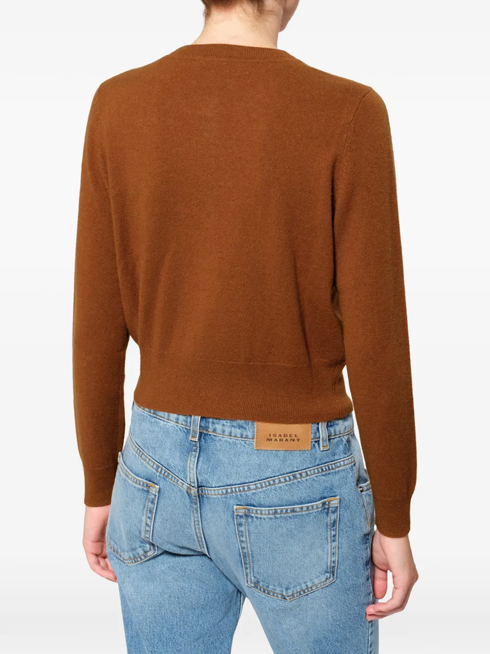 ISABEL MARANT Idesia wollen vest Bruin