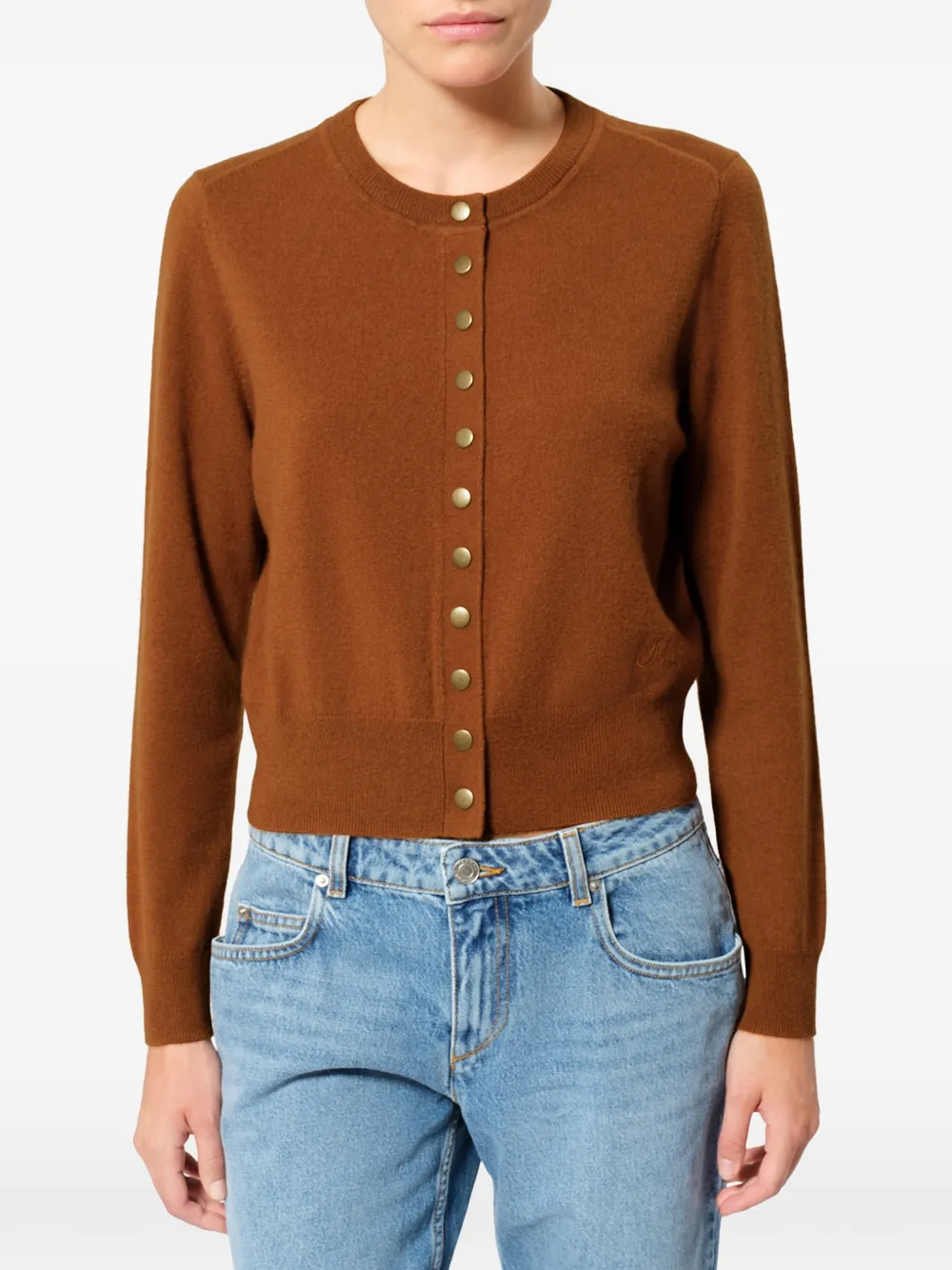 ISABEL MARANT Idesia wollen vest Bruin