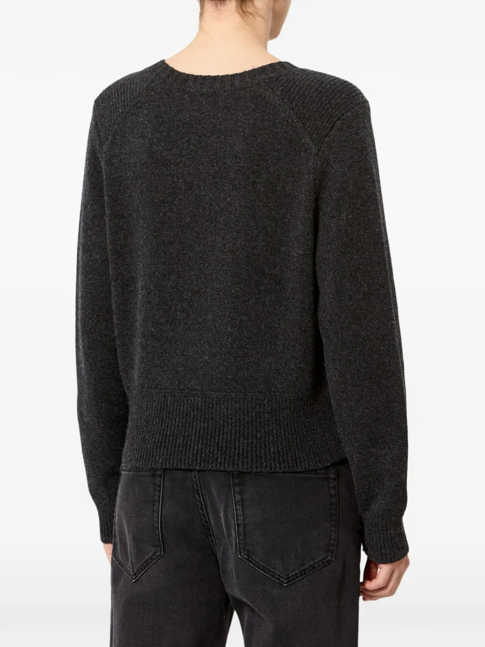 ISABEL MARANT Cornelia trui van wol en kasjmier Grijs
