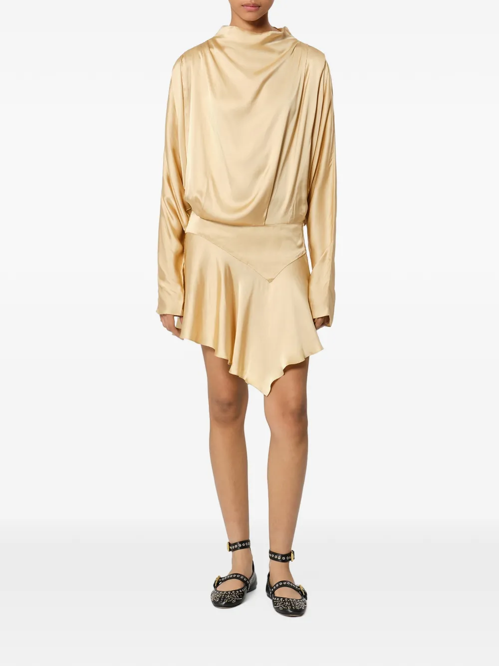 ISABEL MARANT Neline jurk Beige