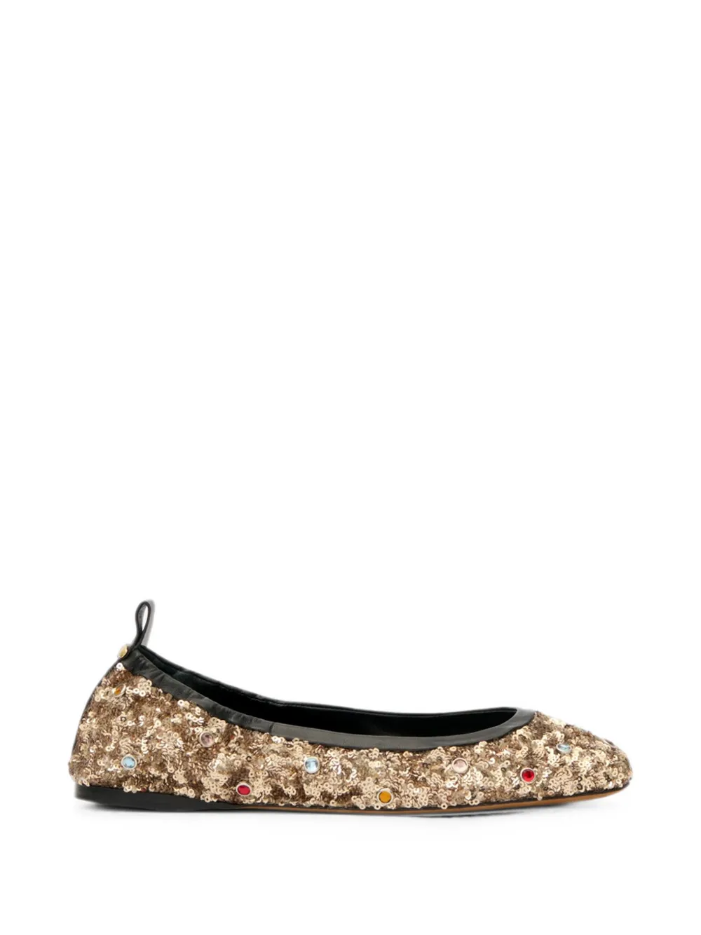 Isabel Marant Belna Sequin-embellished Ballet Flats In Multi