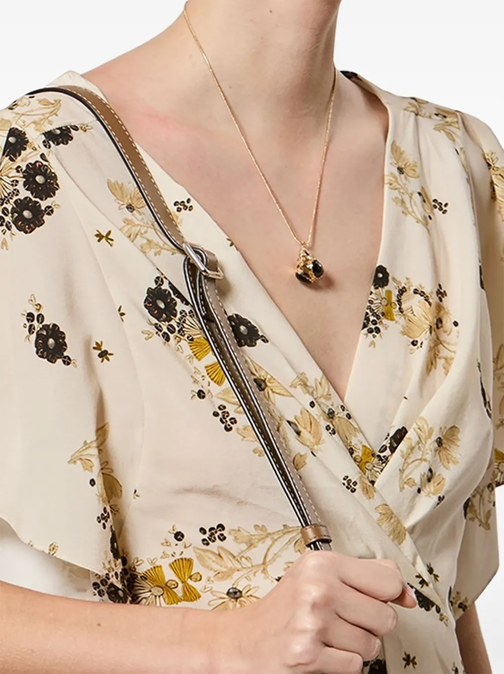 ISABEL MARANT Moon Pocket schoudertas Beige