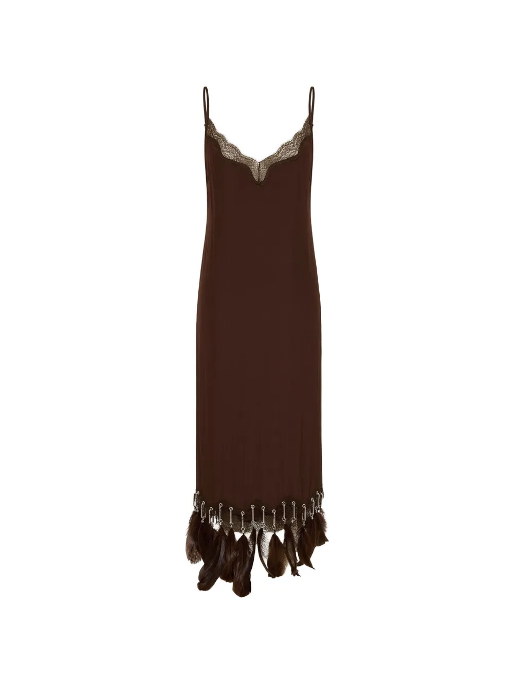 16Arlington Kena midi dress - Marrone