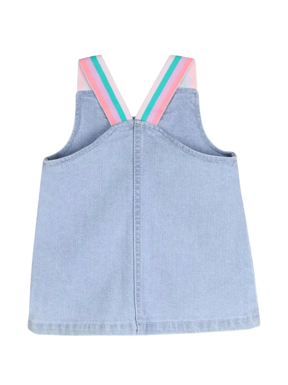 Billieblush Jurk met ruches en gestreept bandje Blauw