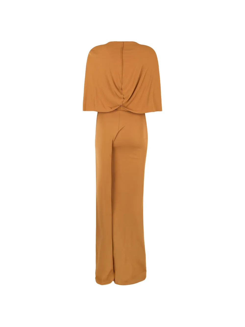 Alberta Ferretti Maxi-jurk met gedraaid detail Oranje