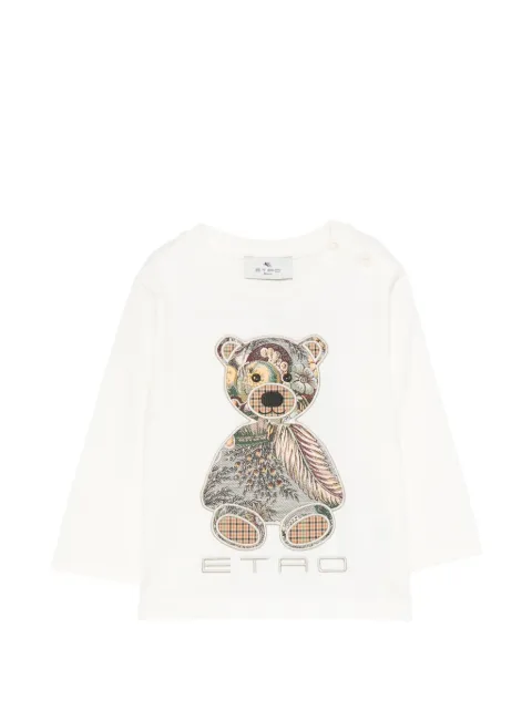 ETRO KIDS teddy bear-motif T-shirt