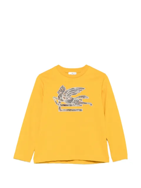 ETRO KIDS تيشيرت 'بيغاسوس' بأكمام طويلة