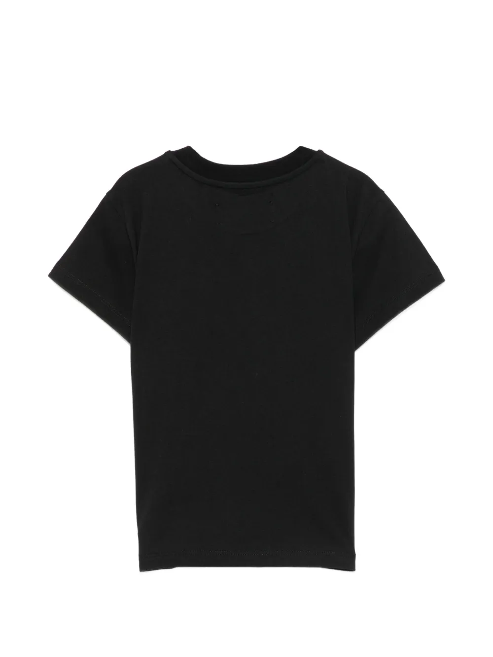 AMIRI KIDS T-shirt met tijger-print en logo-print Zwart