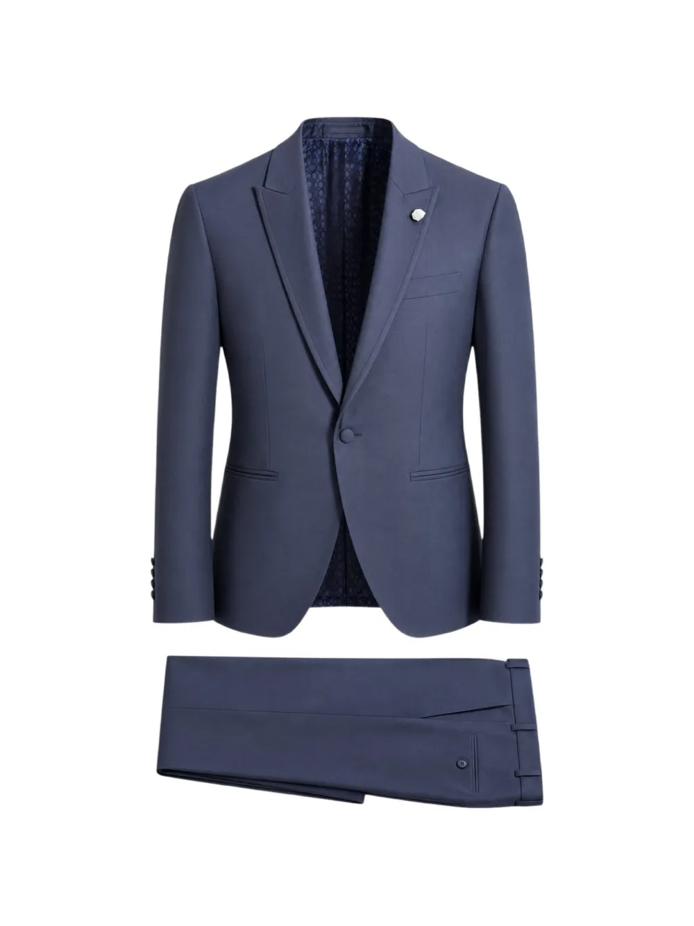 RAMON SANJURJO peak-lapels single-breasted suit - Blu