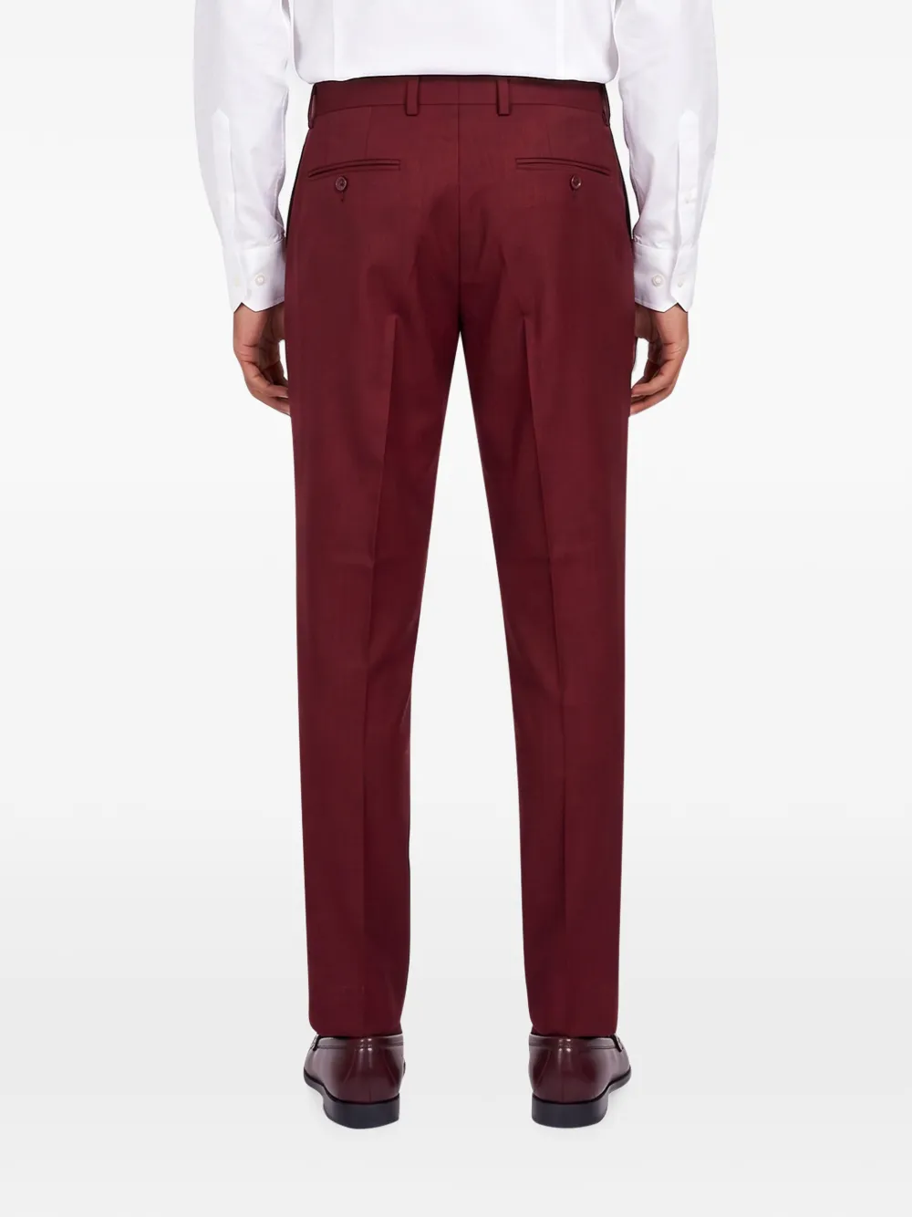 Costumein Vincent Timisoara pantalon met plooien Rood