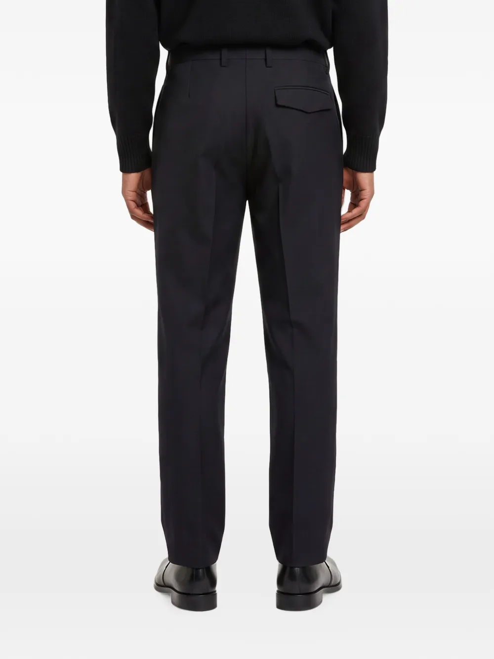 Costumein Vincent Dallas plooibroek met rechte pijpen Blauw
