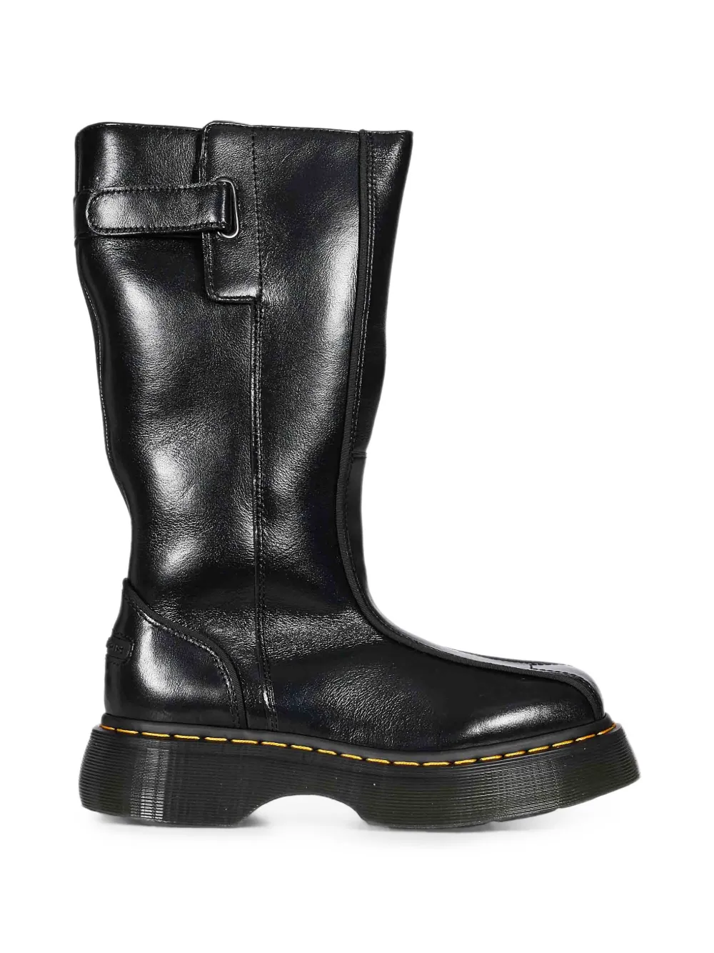 Dr. Martens Buzz Hi buckled leather boots