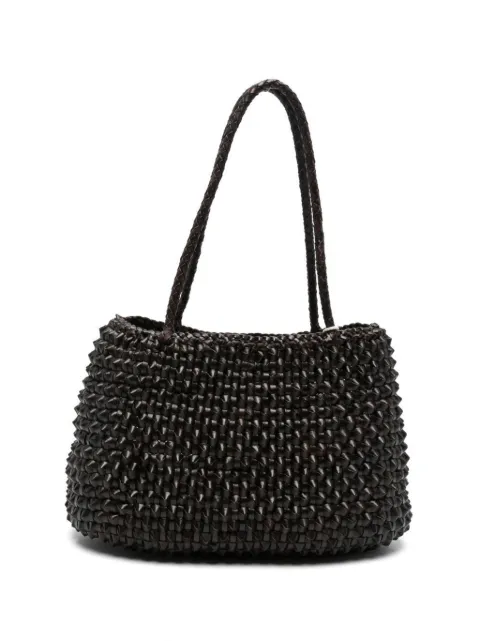DRAGON DIFFUSION S.Croce Cactus dark brown shoulder bag