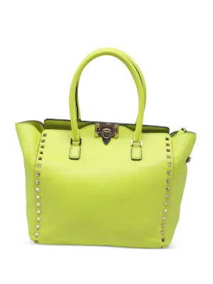 Versace Pre-Owned 1990s レザー ハンドバッグ | グリーン | FARFETCH JP