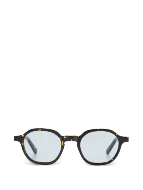 L.G.R Algiers tortoiseshell-effect geometric-frame sunglasses