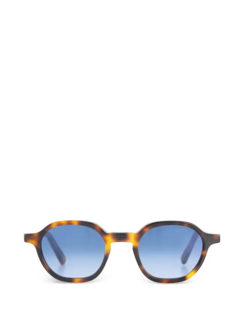L.G.R Algiers tortoiseshell-effect geometric-frame sunglasses