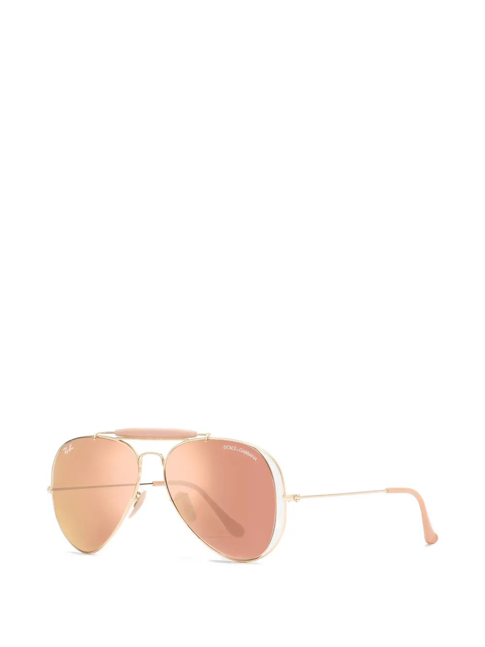 Dolce & Gabbana Eyewear x RAY-BAN zonnebril met piloten montuur Goud