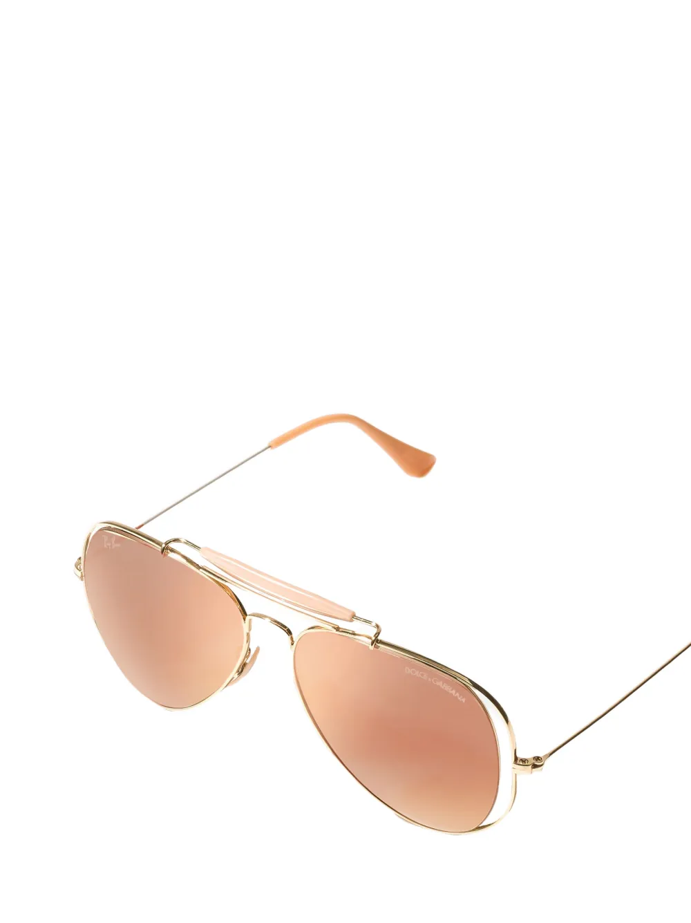 Dolce & Gabbana Eyewear x RAY-BAN zonnebril met piloten montuur Goud