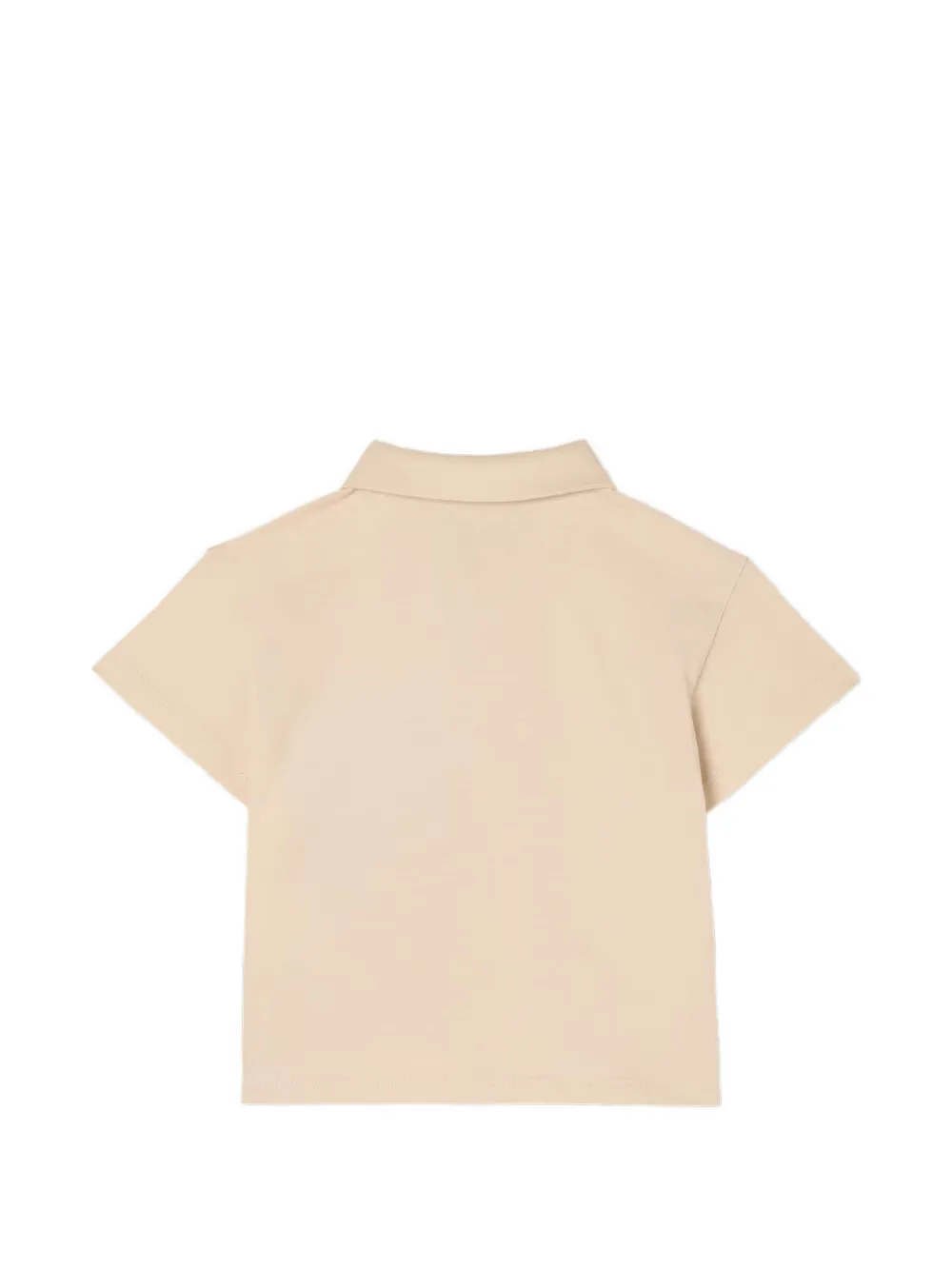 Fendi Kids Poloshirt met FF-logopatch Beige