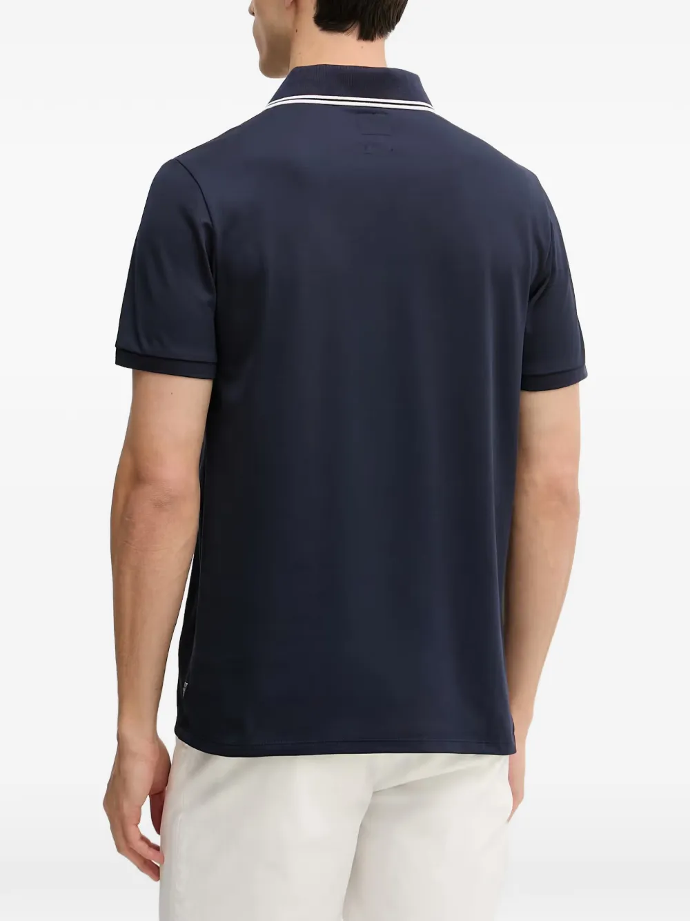 GUESS USA Poloshirt met piqué textuur Blauw