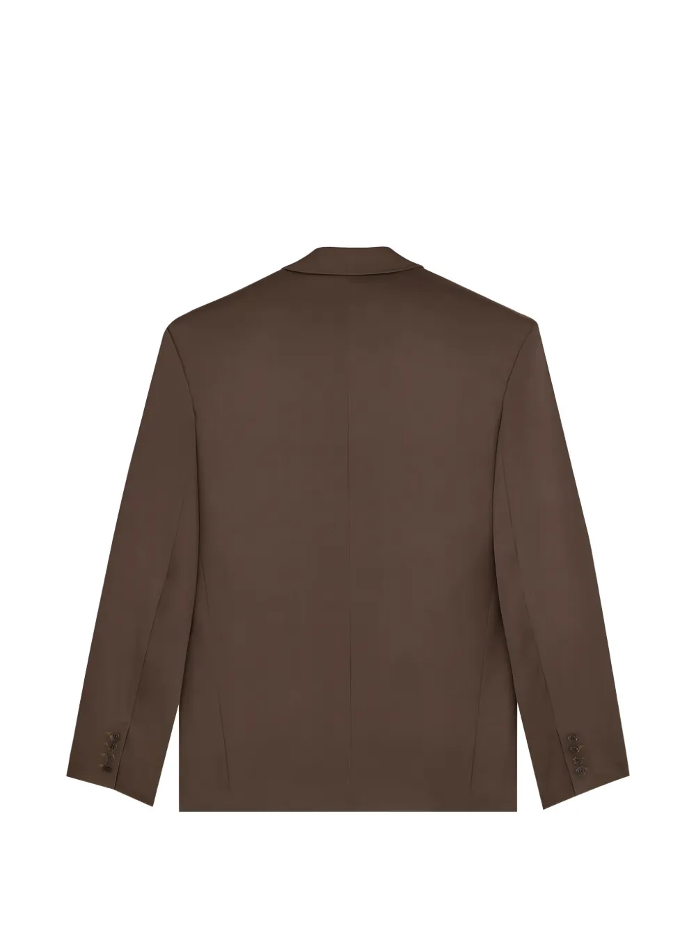Saint Laurent Blazer met dubbele rij knopen Bruin