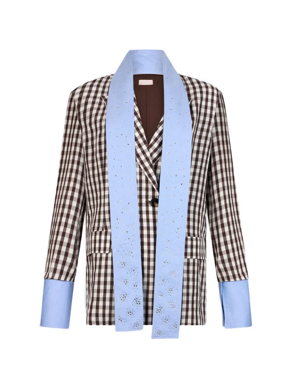 LIU JO Blazer met dubbele rij knopen Bruin