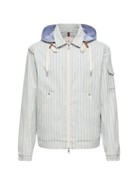 Moncler Havas striped shirt jacket