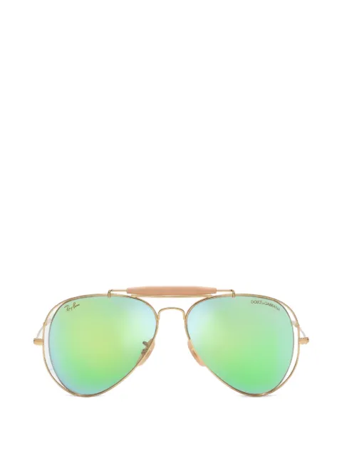 Dolce & Gabbana Eyewear x Ray‑Ban pilot-frame sunglasses
