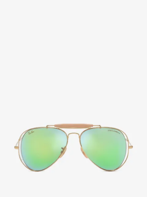 Dolce & Gabbana Eyewear x Ray‑Ban pilot-frame sunglasses