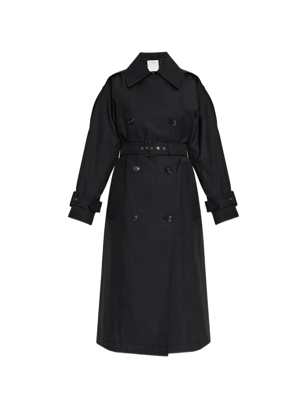 Sportmax Gocce double-breasted trench coat - Nero