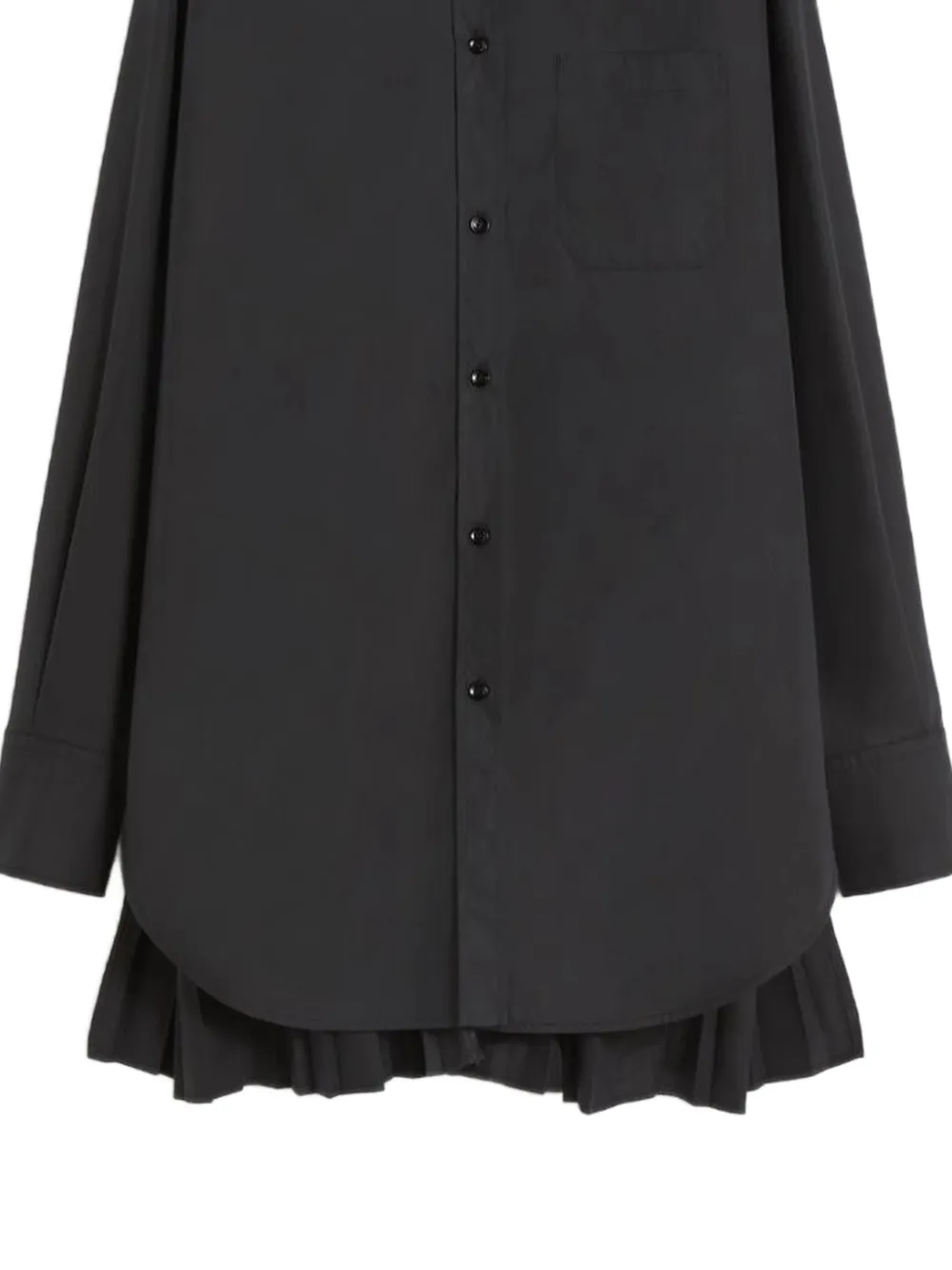 Sportmax Blouse met plissé-plooien Zwart