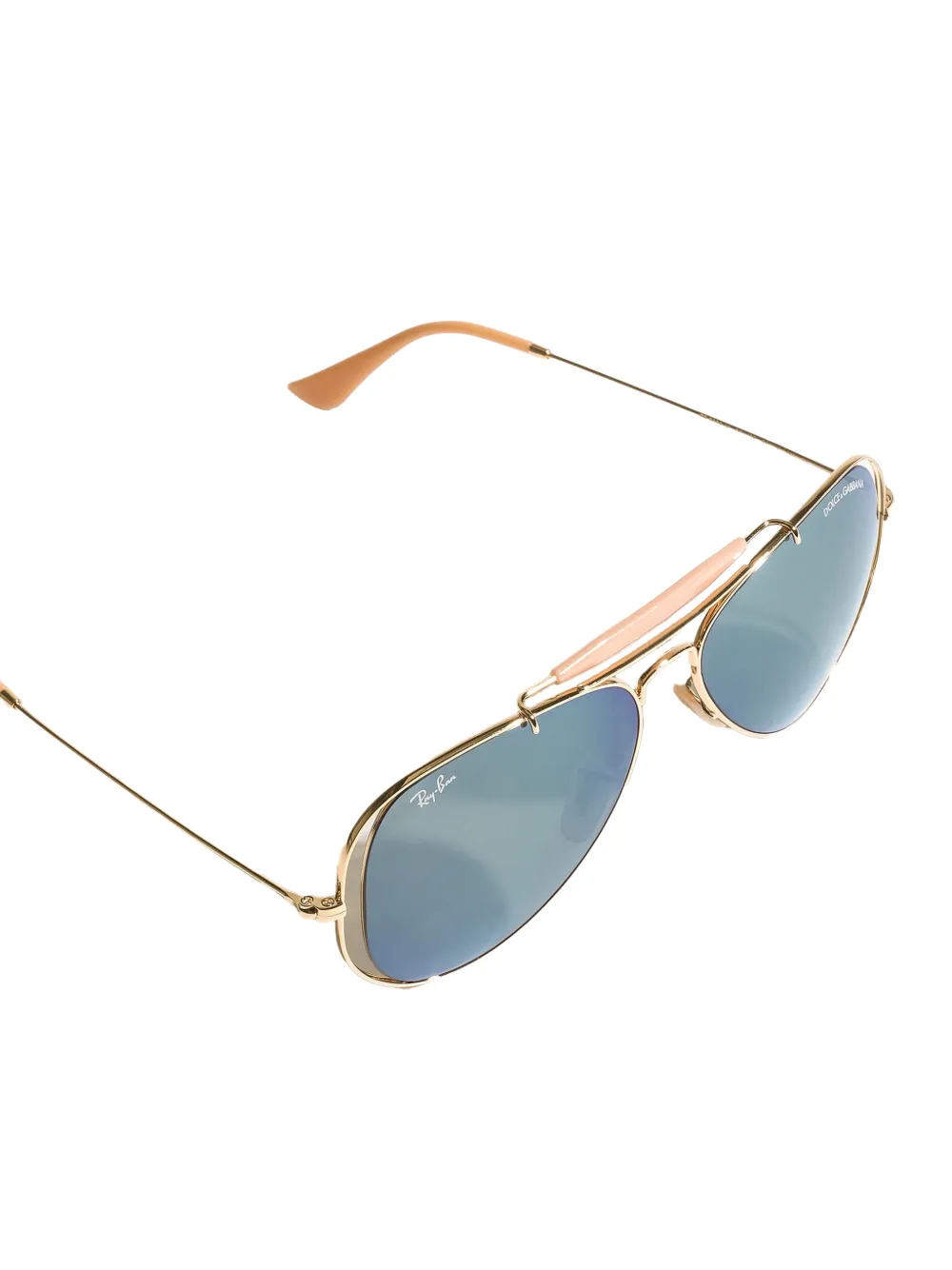 Dolce & Gabbana Eyewear x Ray-Ban zonnebril met piloten montuur Goud